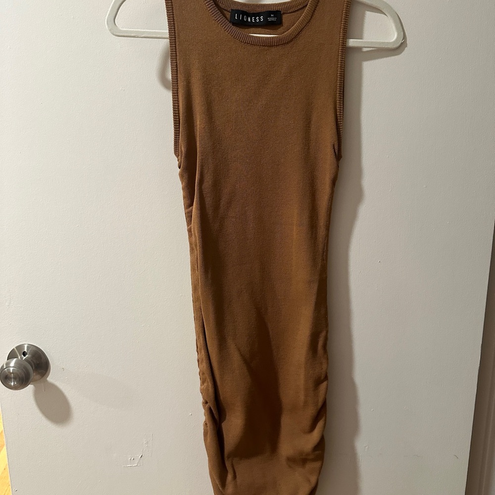 Lioness Brown Mini Dress